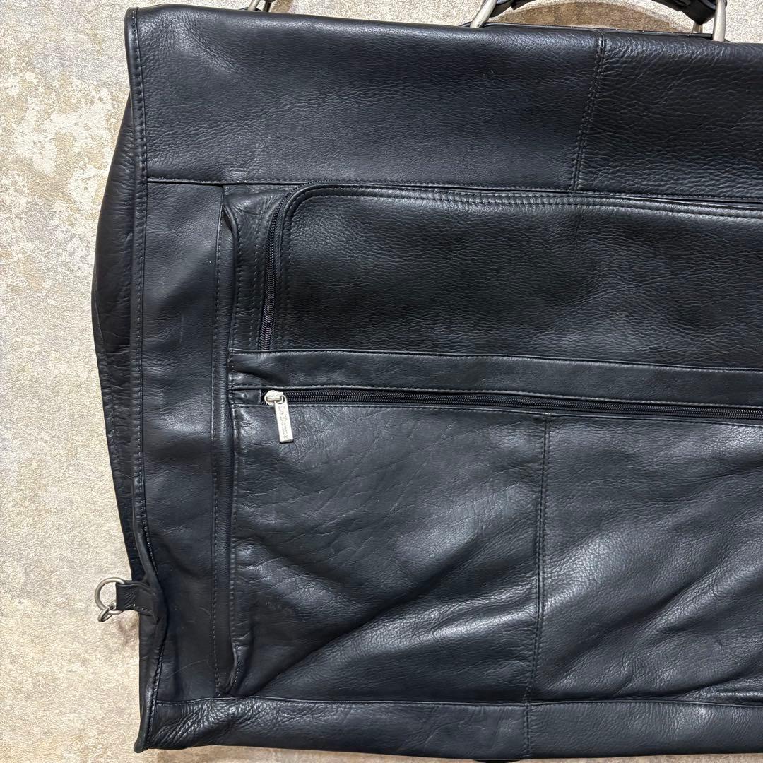Le Donne Leatherレザー ガーメントバッグ スーツ 収納 旅行