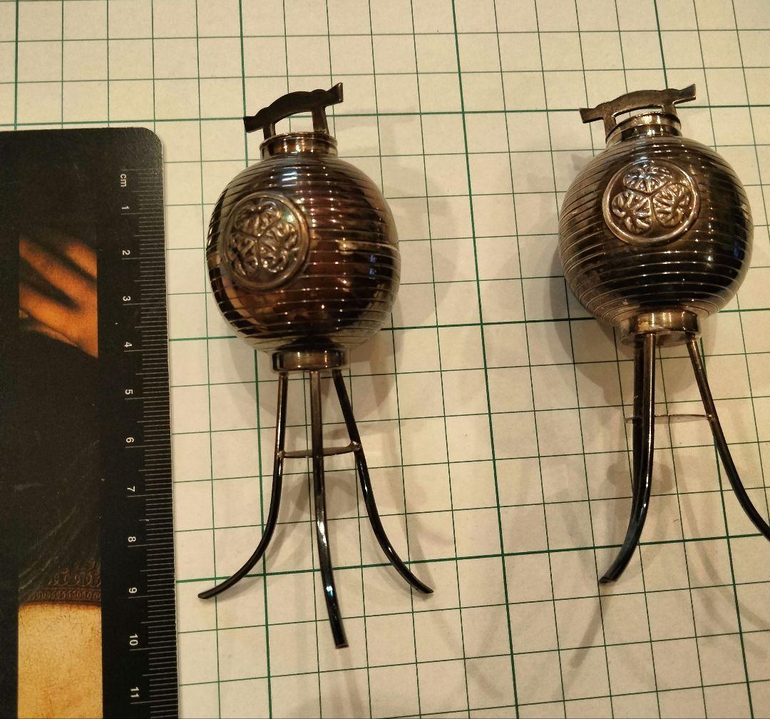 価格変更、和骨董、ペアーセット、日本製ア-ト、希少品シルバー、刻印有り