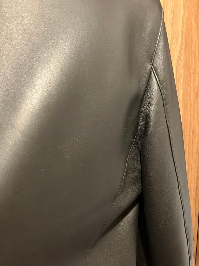 別注 DENIM×TOMORROWLAND 黒 羊皮 サイズ50