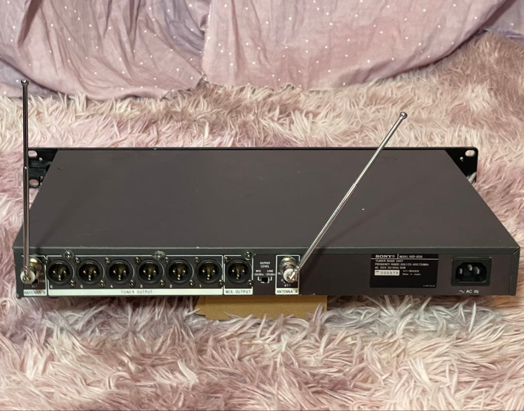 SONY 業務用B帯ワイヤレスマイク 6波セット (ハンド3本/ピン3本)