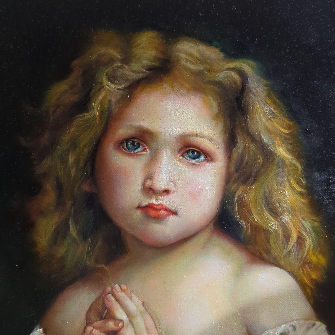 西洋絵画【摸写】ブグロー「少女」国立西洋美術館所蔵　 painterTMK出品