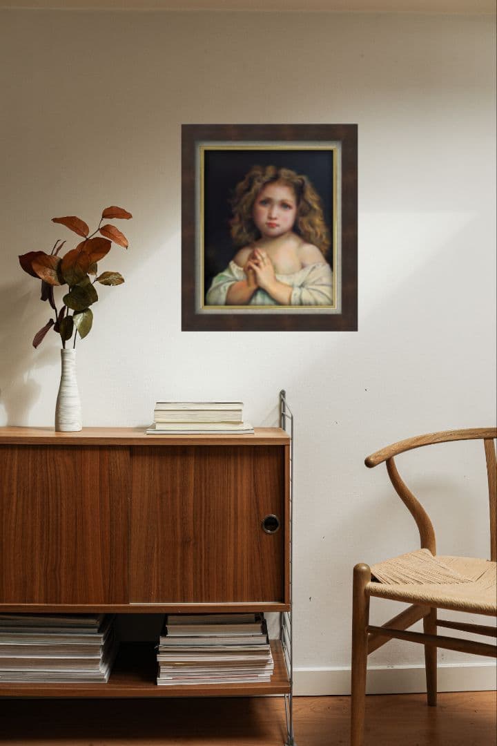 西洋絵画【摸写】ブグロー「少女」国立西洋美術館所蔵　 painterTMK出品