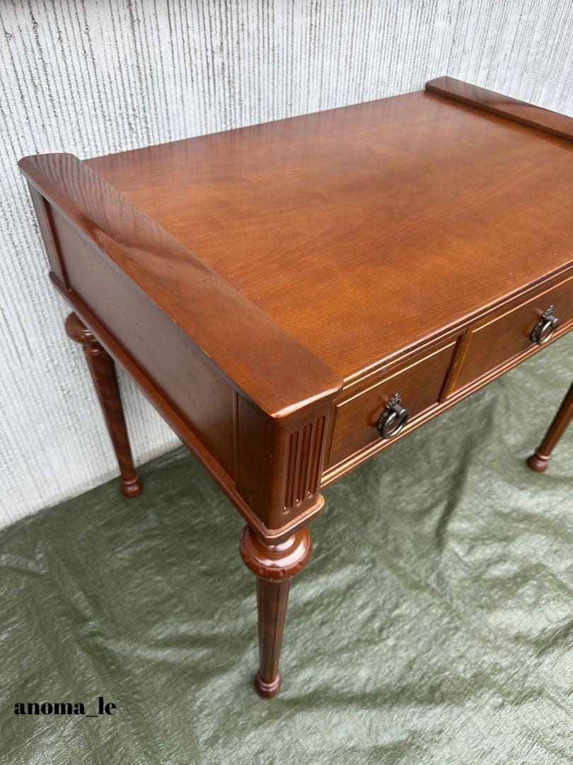 【デスク】JAPAN　FURNITURE　徳田家具　TOKUDA　木製デスク