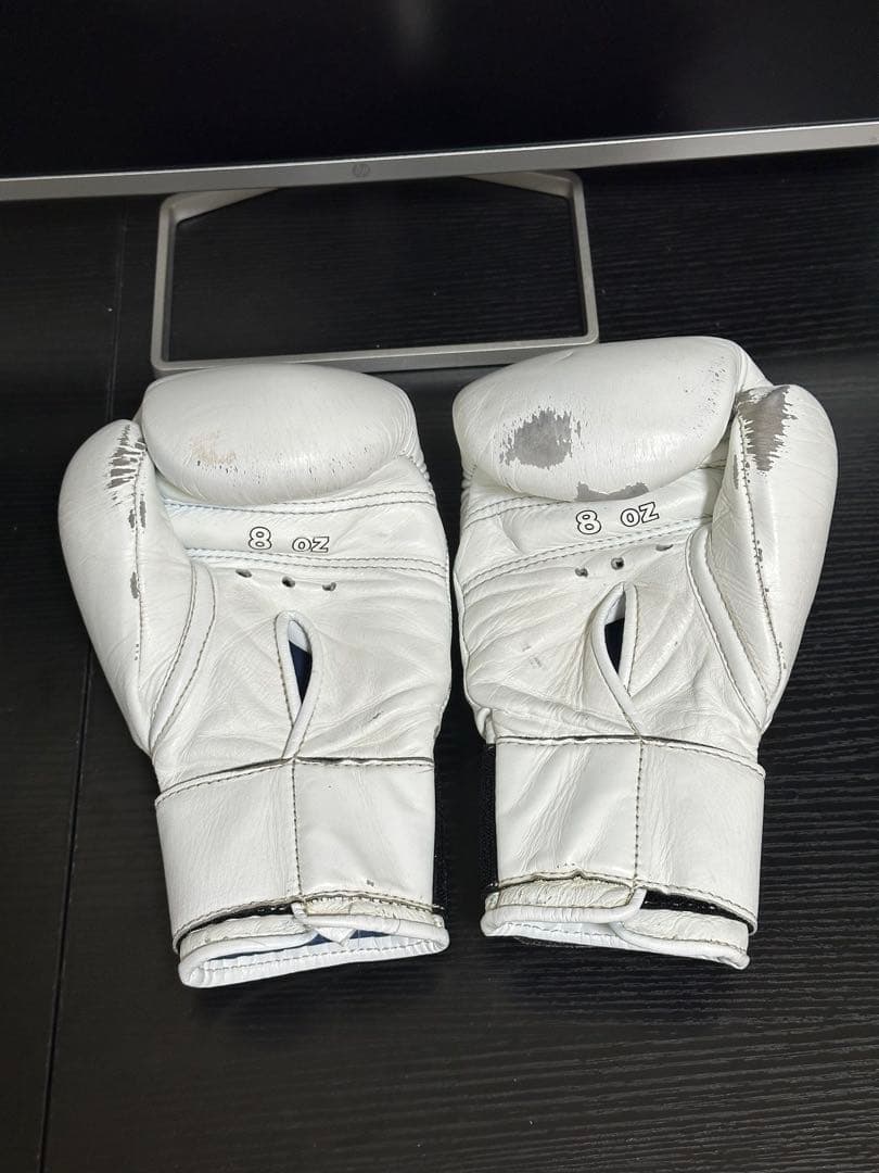 Winning ボクシンググローブ 14oz、8oz ホワイト　セット