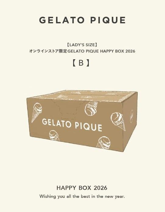 GELATO PIQUE HAPPY BOX 2026 <B>　ジェラピケ