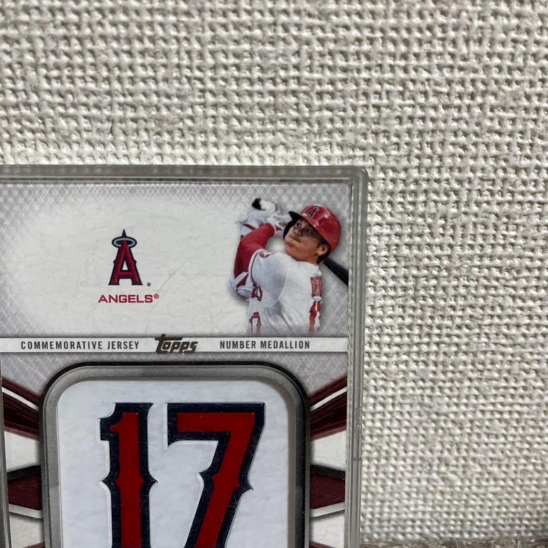 大谷翔平 2022 トップス メダリオンカード ジャージナンバー Topps