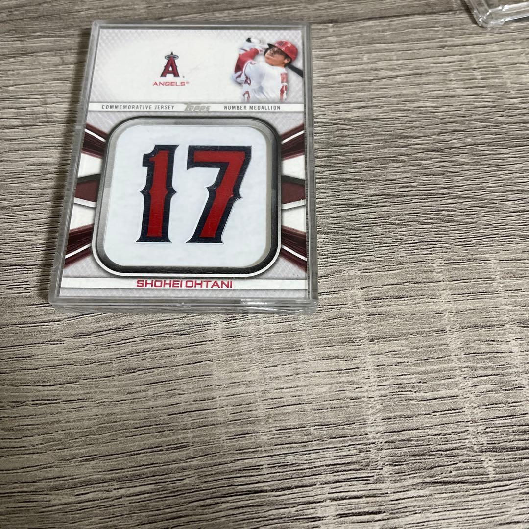 大谷翔平 2022 トップス メダリオンカード ジャージナンバー Topps