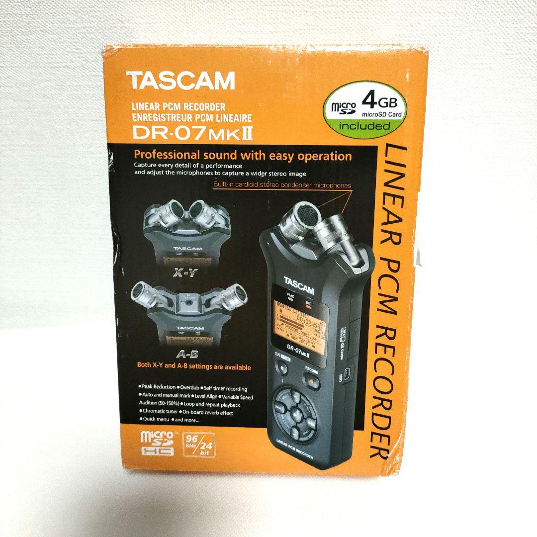 TASCAM DR-07mkIIポータブルデジタルレコーダー