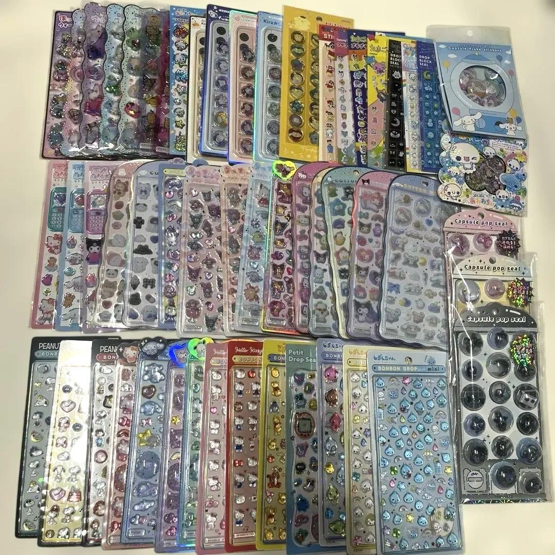 ボンボンドロップシール うるちゅるポップシール サンリオ ディズニーたまごっち