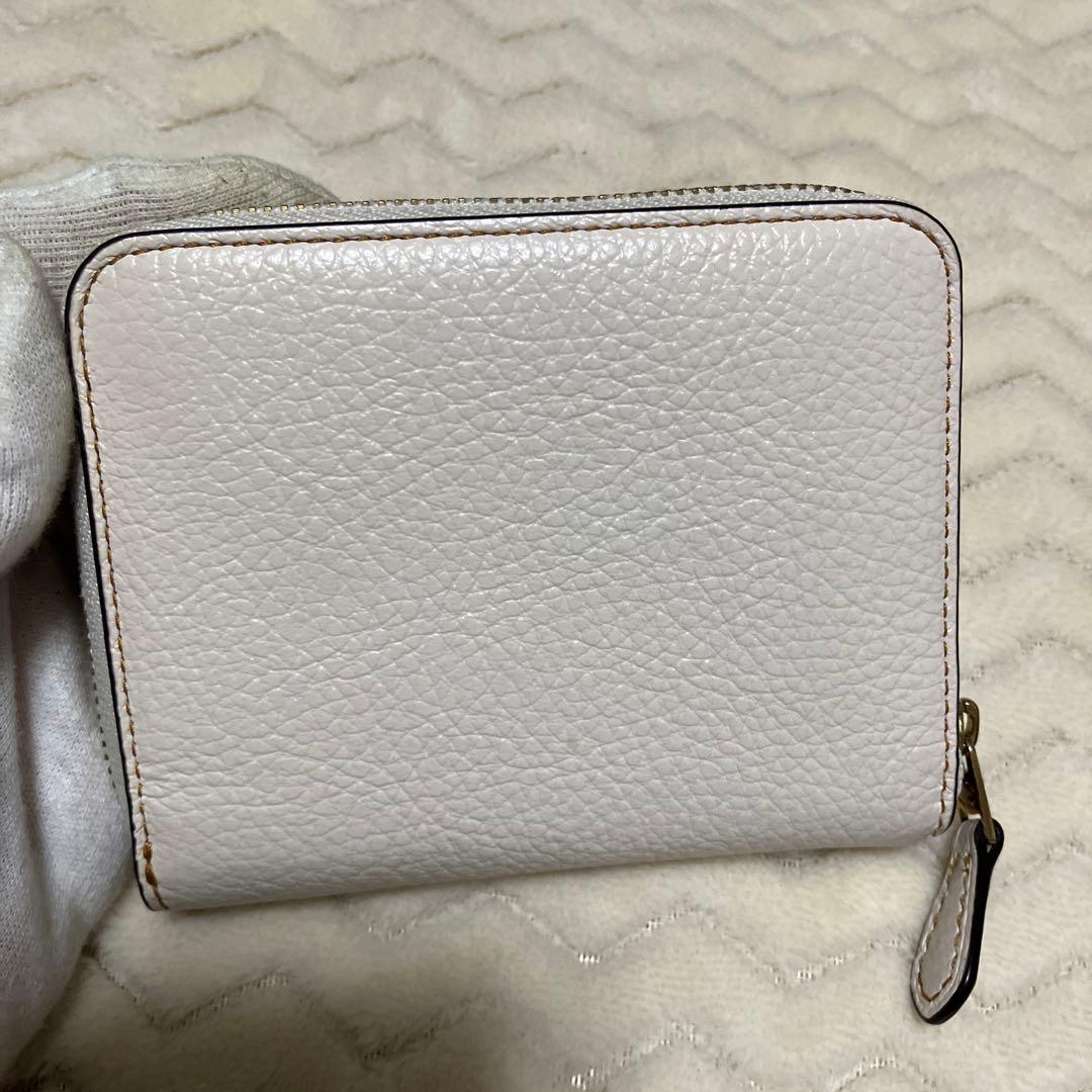 (美品) COACH コーチ　ディズニー　コラボ　ミニー　二つ折り財布