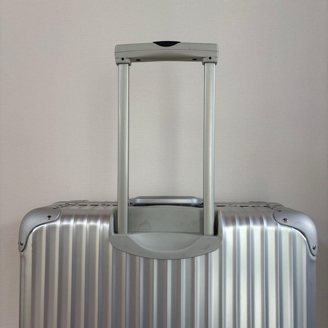 青ロゴ・美品 RIMOWA TOPAS 104L キャリーケース　大容量　アルミ