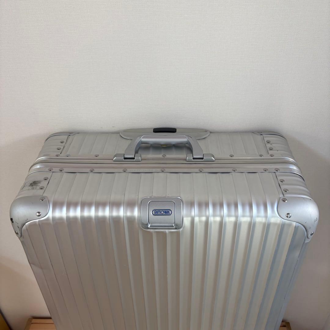 青ロゴ・美品 RIMOWA TOPAS 104L キャリーケース　大容量　アルミ
