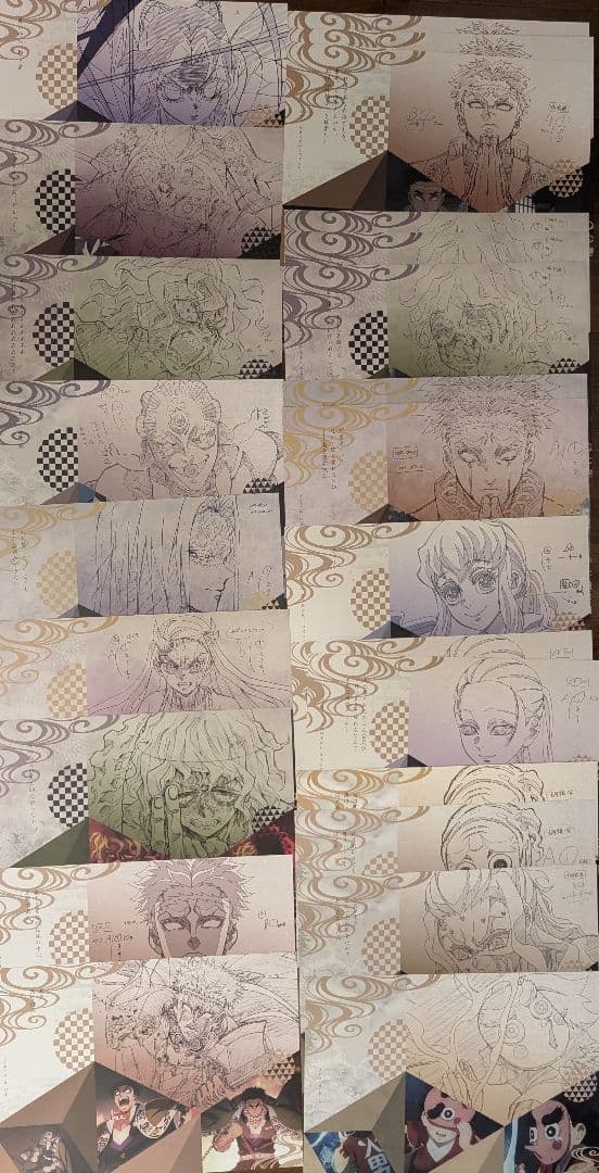 鬼滅の刃 ufotable カフェダイニングランチョンマット約130枚まとめ売り