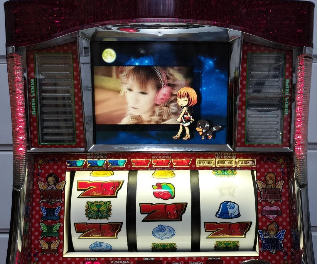 【パチスロ実機】SANKYO★『初代』パチスロ 倖田來未【不要機付】