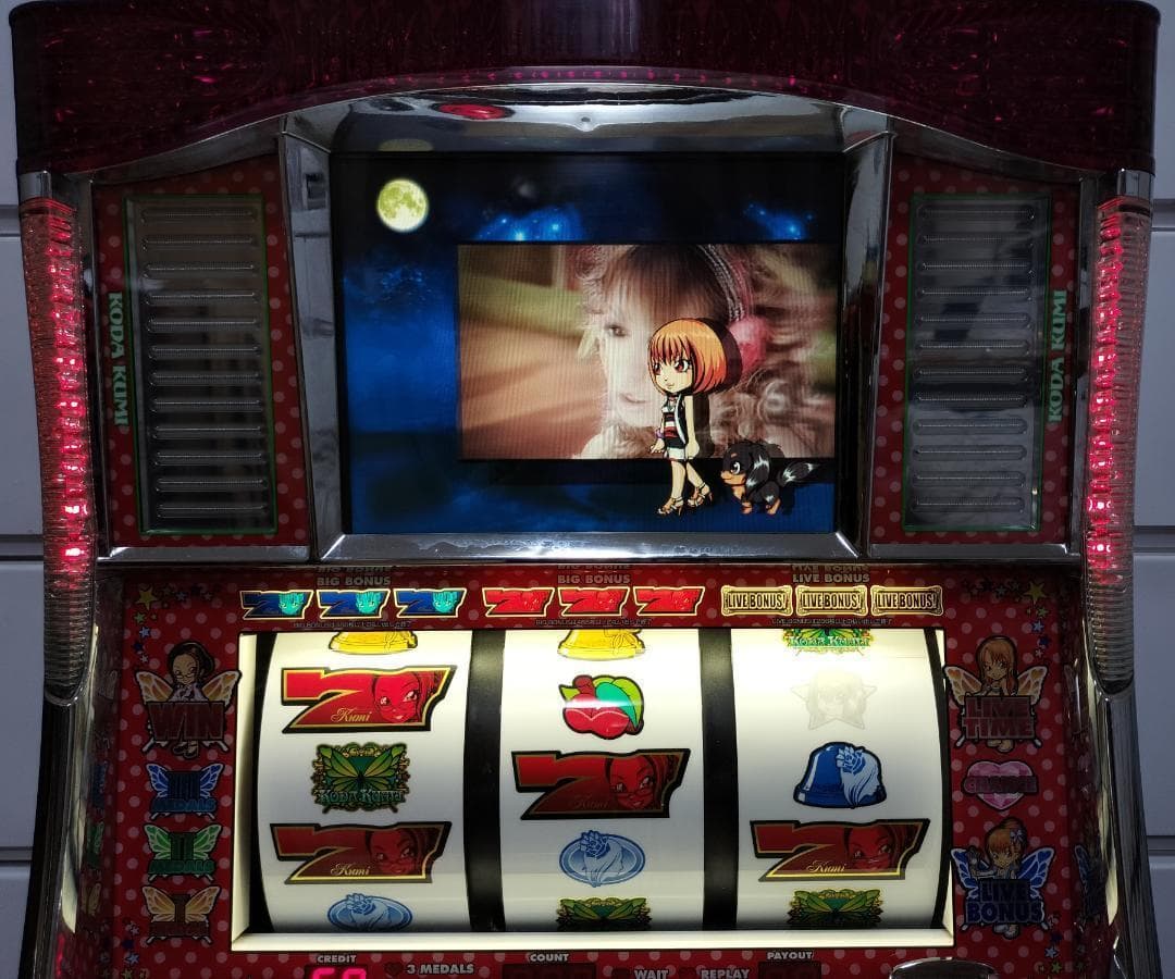 【パチスロ実機】SANKYO★『初代』パチスロ 倖田來未【不要機付】