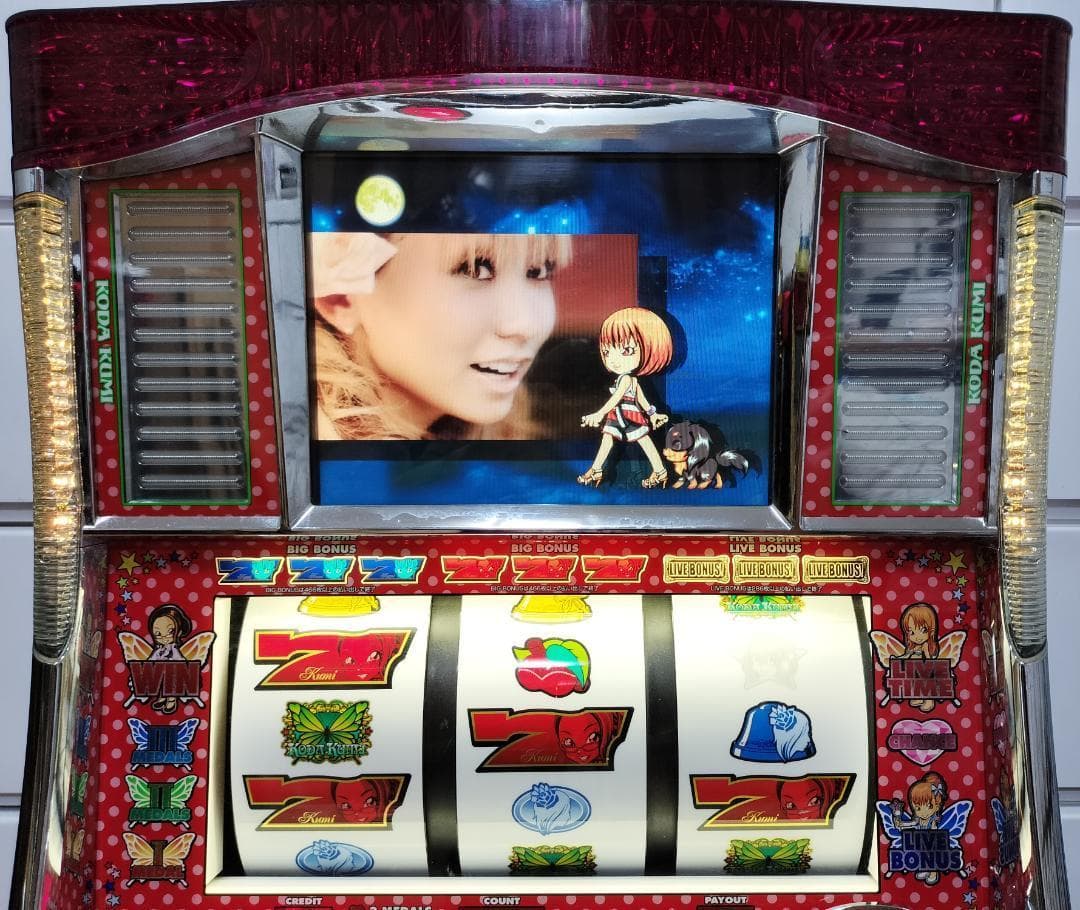 【パチスロ実機】SANKYO★『初代』パチスロ 倖田來未【不要機付】