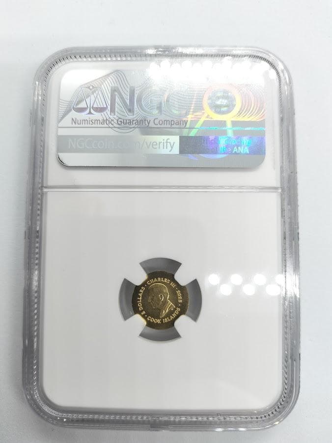 NGC MS70 FR 2025 クック諸島レオンティーニ 金貨 世界250枚