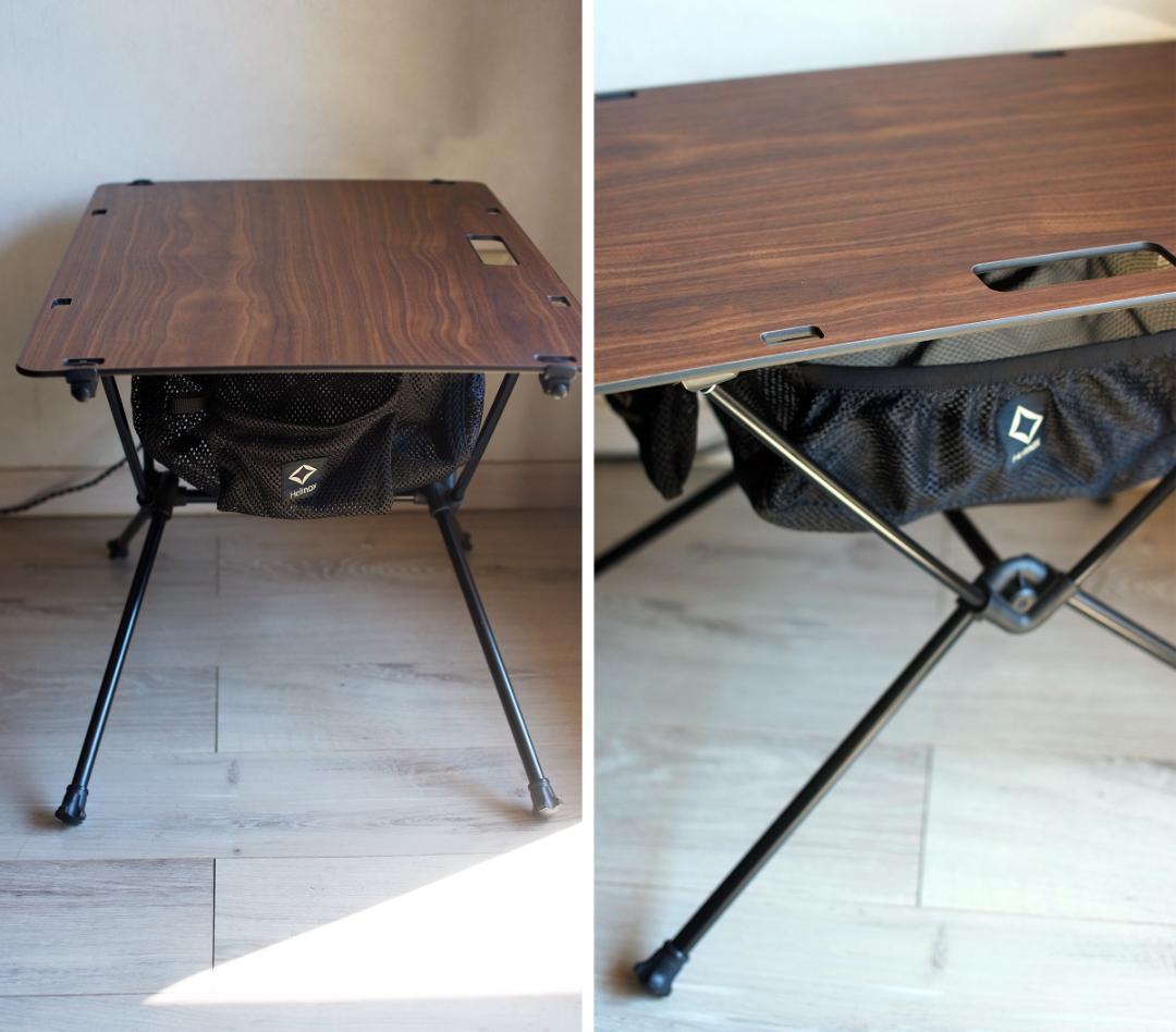 ふ*ぅ様 ヘリノックス テーブルワン ソリッドトップ ウォールナット Helin