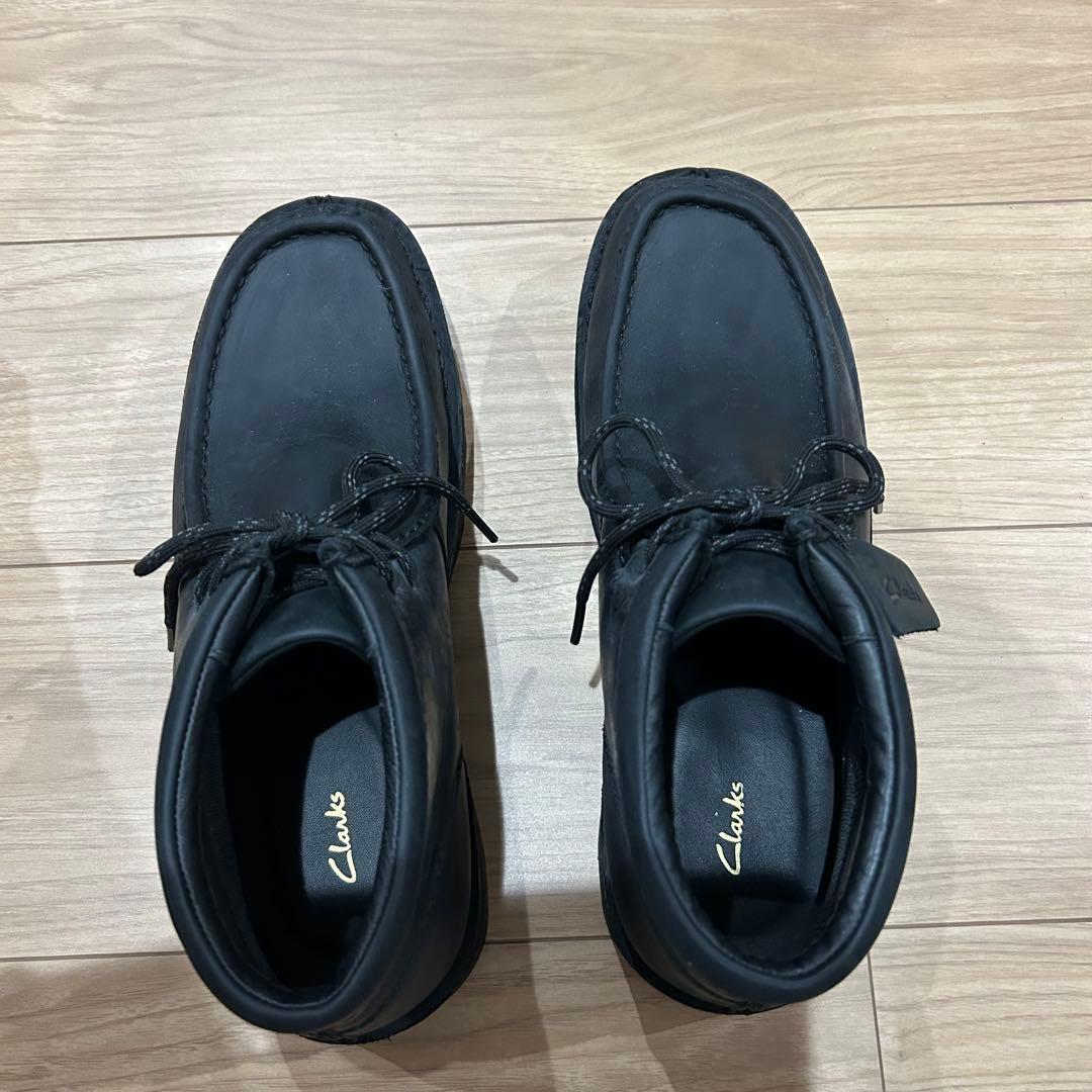 クラークス　15522 ワラビー　ウォータープルーフ　ブラック