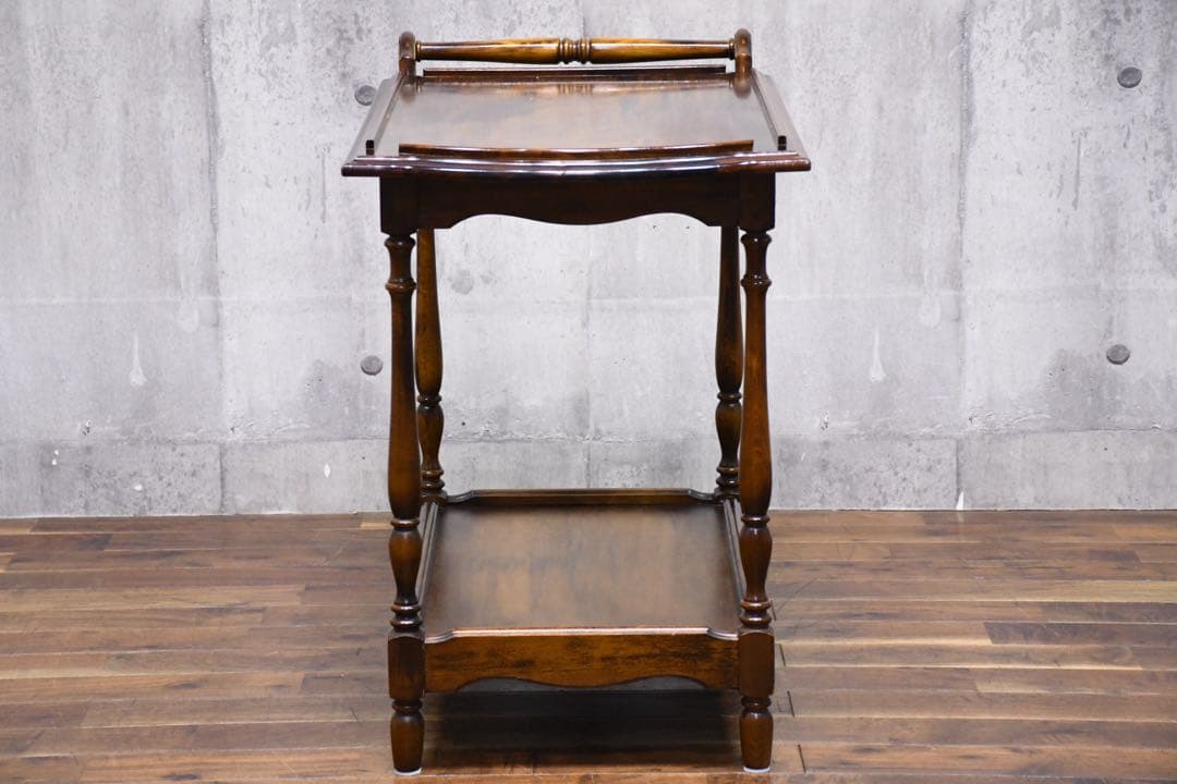 EGK56 オールドカリモク コロニアル キッチンワゴン サービスワゴン