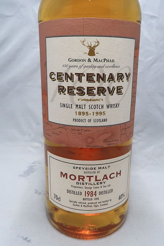 モートラック１９８４ ゴードン＆マクファイル社 100周年記念ボトル