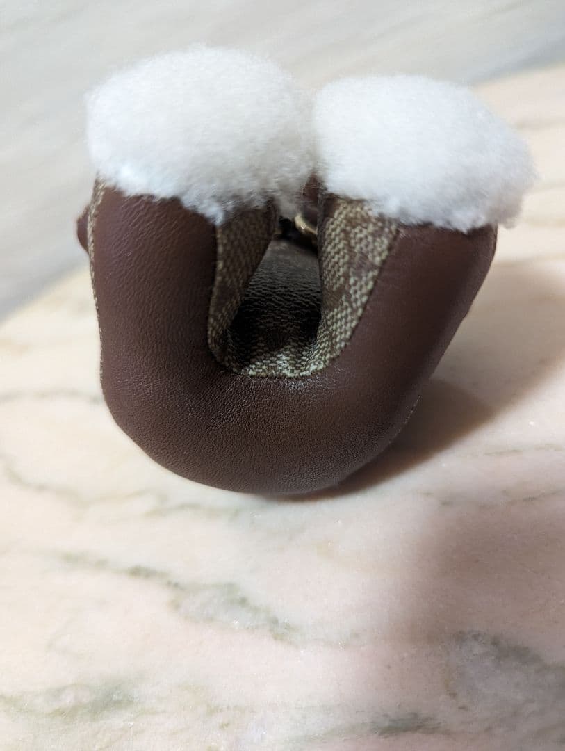 COACH シグネーチャー柄ベアー バッグチャーム