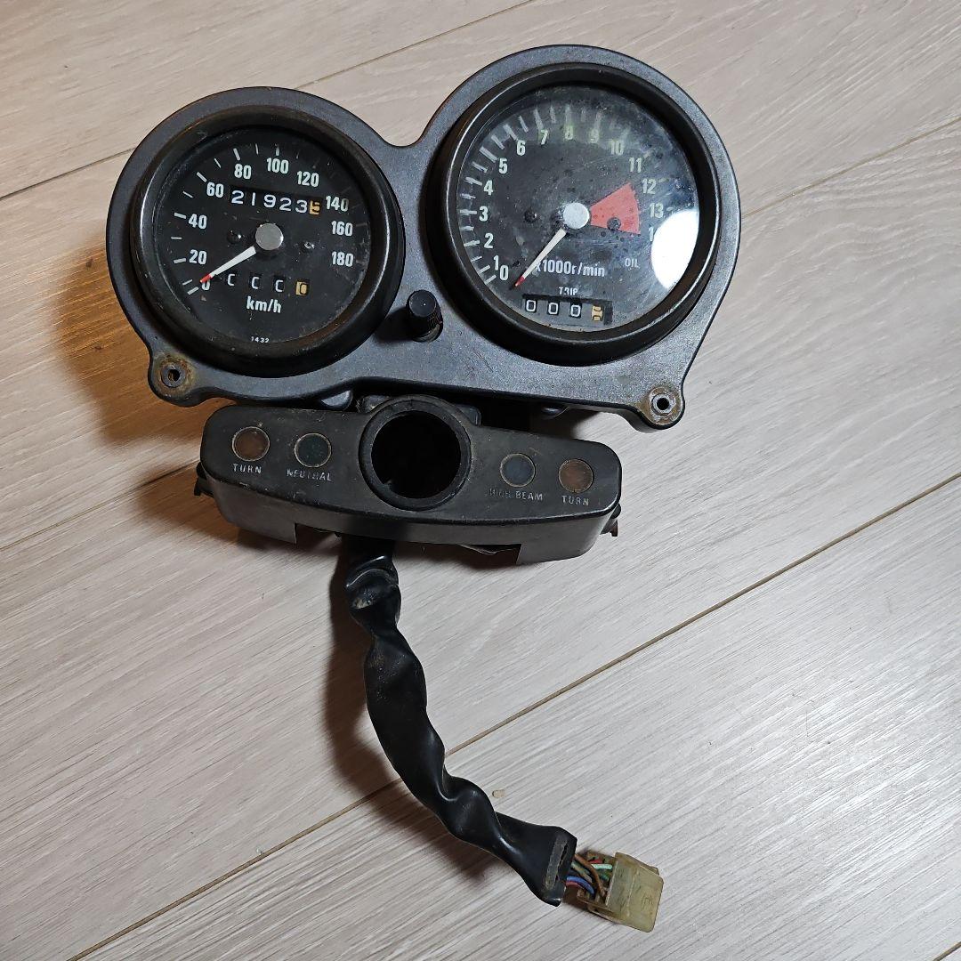 ゼファー400　初期　親子メーター