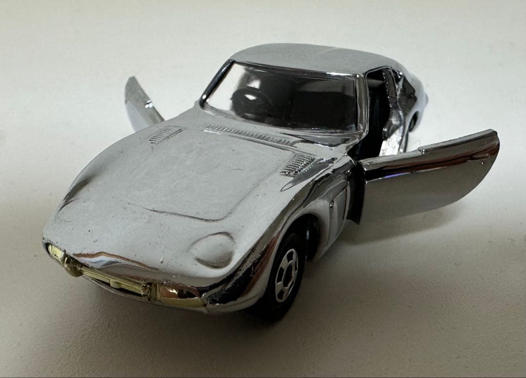2000年記念限定モデル GREASE特注 TOYOTA 2000GT 銀メッキ