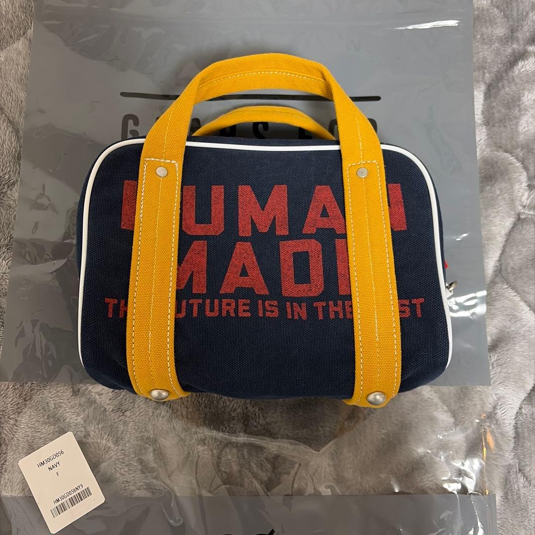 バッグ HUMAN MADE Canvas Boston Bag Small Navy