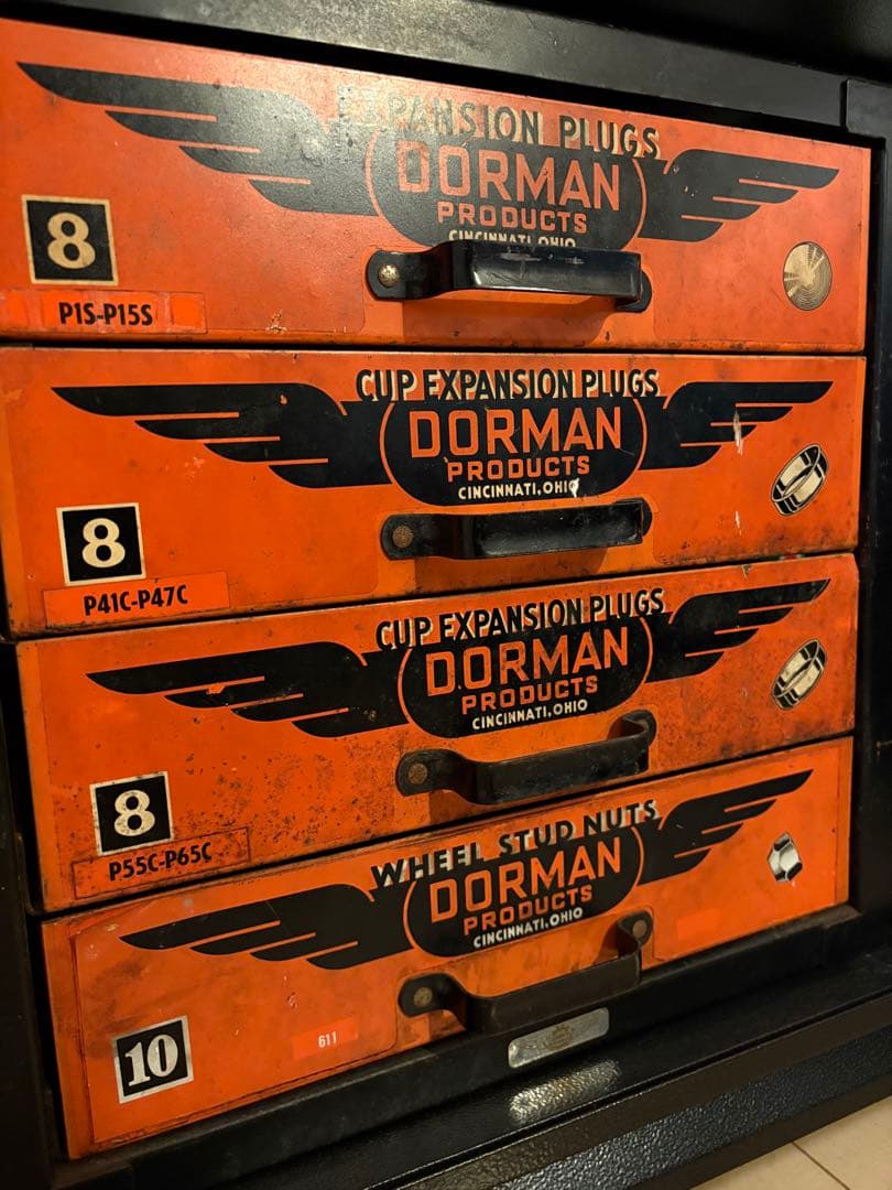 DORMAN パーツキャビネット　1950年代ヴィンテージ