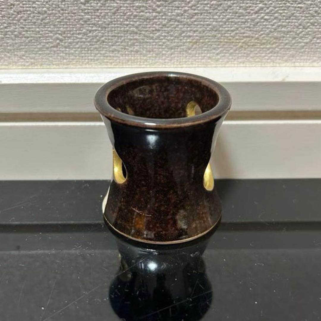 堀内宗完好　膳所瓢透蓋置　茶道具懐石茶箱即中斎七事式而妙斎棗水指茶碗茶杓香合惺斎