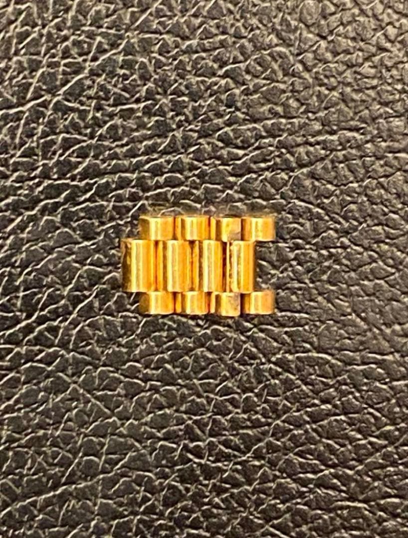 純正正規品ロレックスディトジャスト 金無垢レディース69178Gベルト4コマ