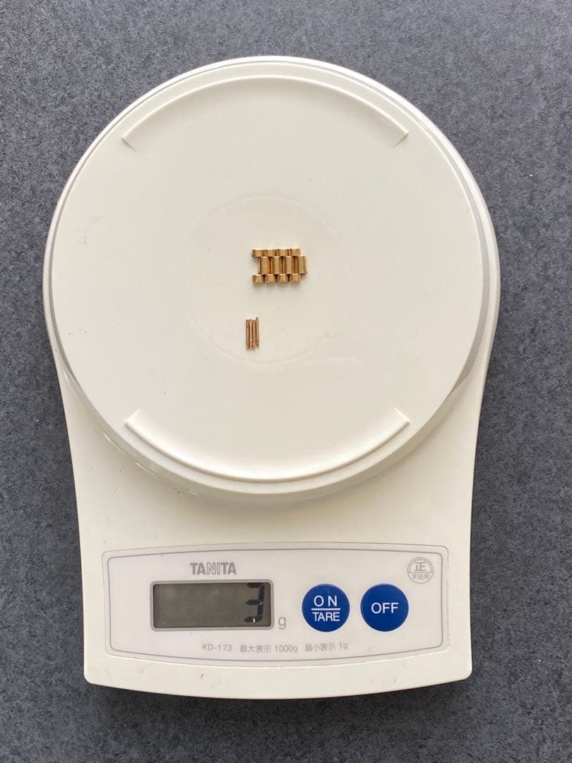 純正正規品ロレックスディトジャスト 金無垢レディース69178Gベルト4コマ