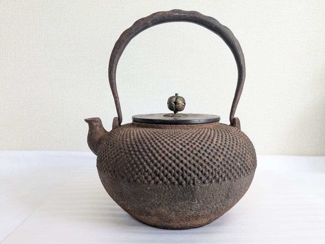 龍文堂 あられ 鉄瓶 ヴィンテージ