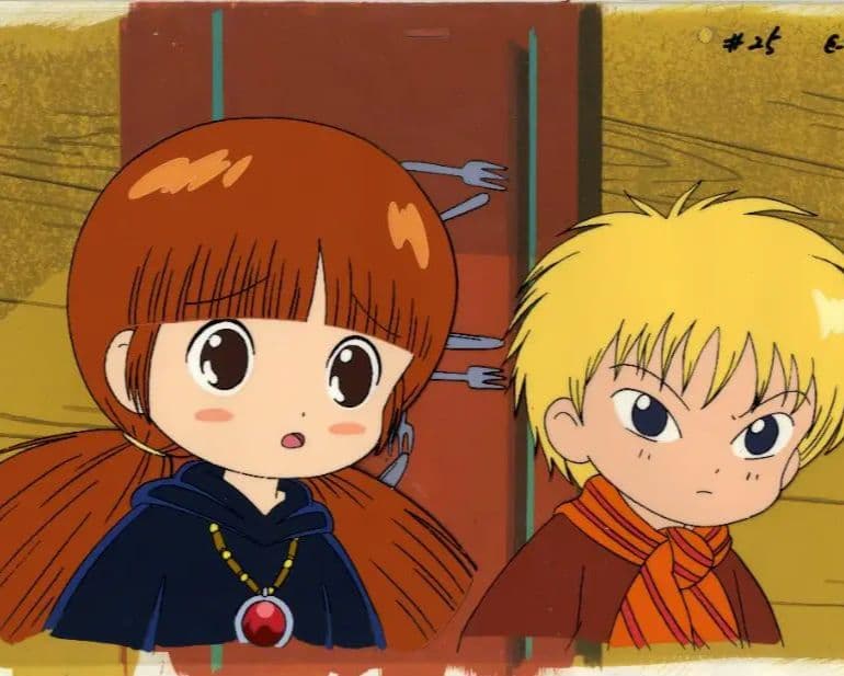 魔法陣グルグル #25 ククリ ニケ セル画 一揃い