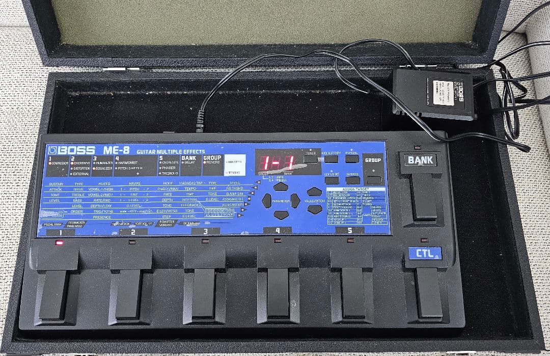 【動作音出し確認済】BOSS ME-8 ギターマルチエフェクター