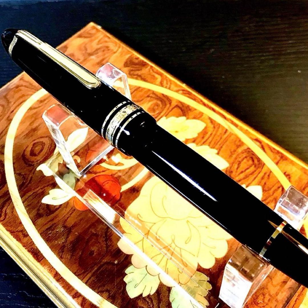 ☆極上の14C☆美しいモンブラン万年筆マイスターシュテック146(M)全金ペン