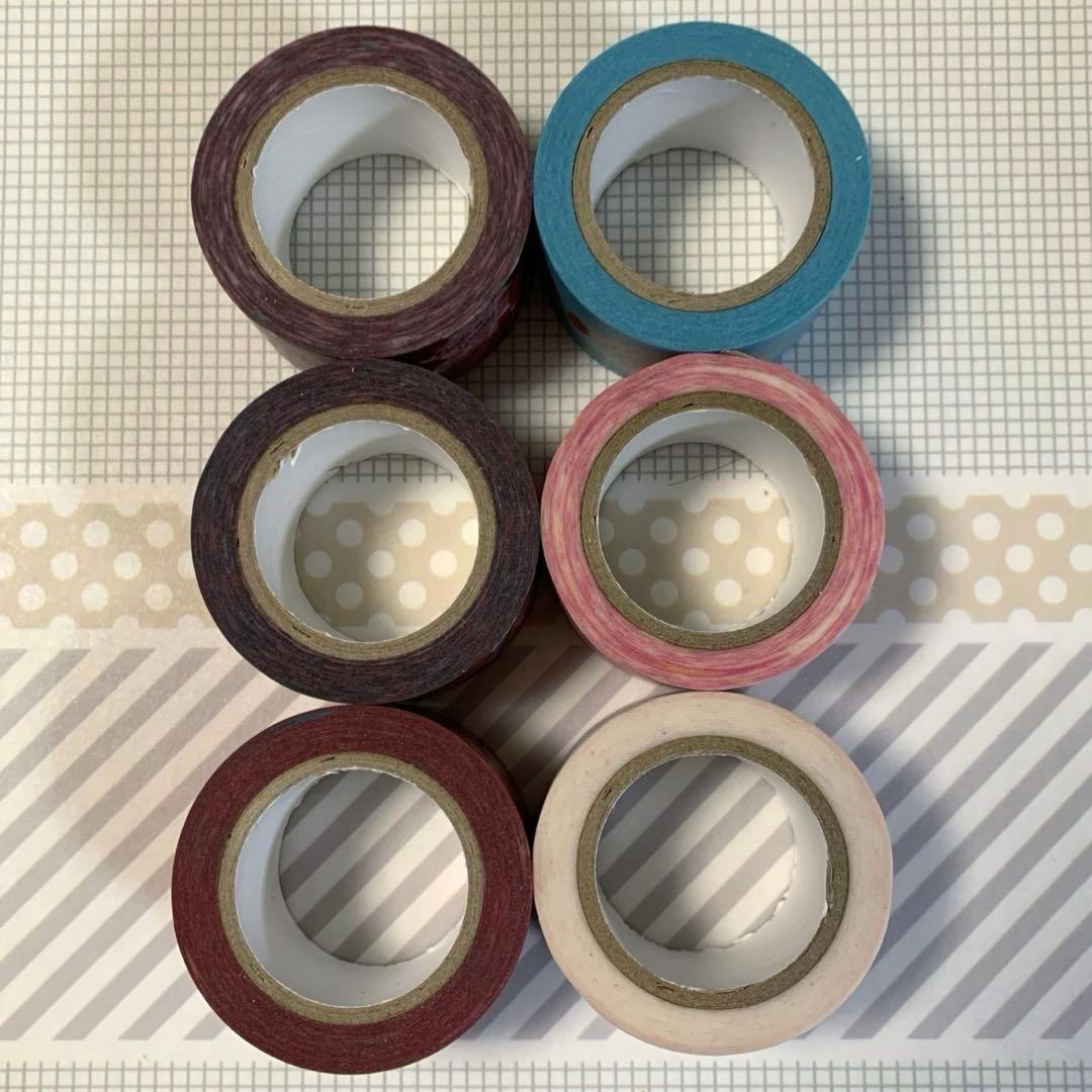 エトワールエグリオットさん♡マスキングテープ　使用済み6本まとめ売りのみ