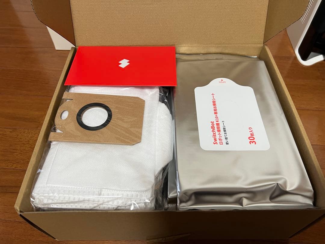 SwitchBotスイッチボットロボット掃除機K10+ 1年分アクセサリー付