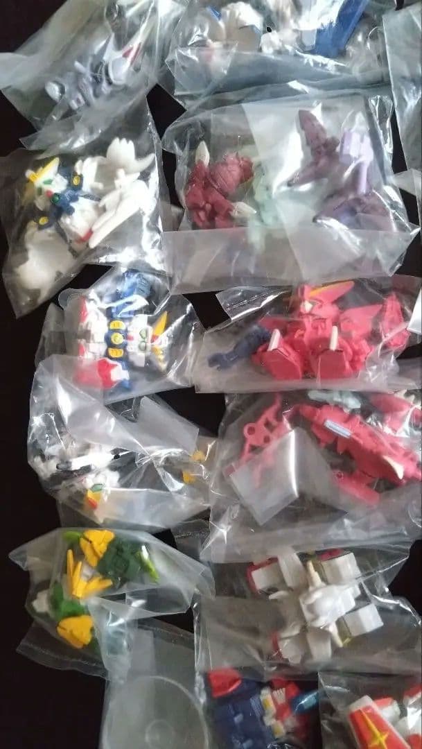 バンダイSDガンダムフルカラーステージダブり無し開封展示品109種セット