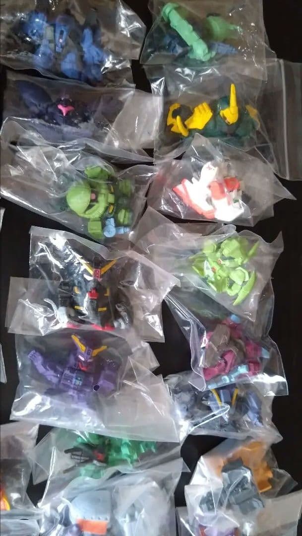 バンダイSDガンダムフルカラーステージダブり無し開封展示品109種セット