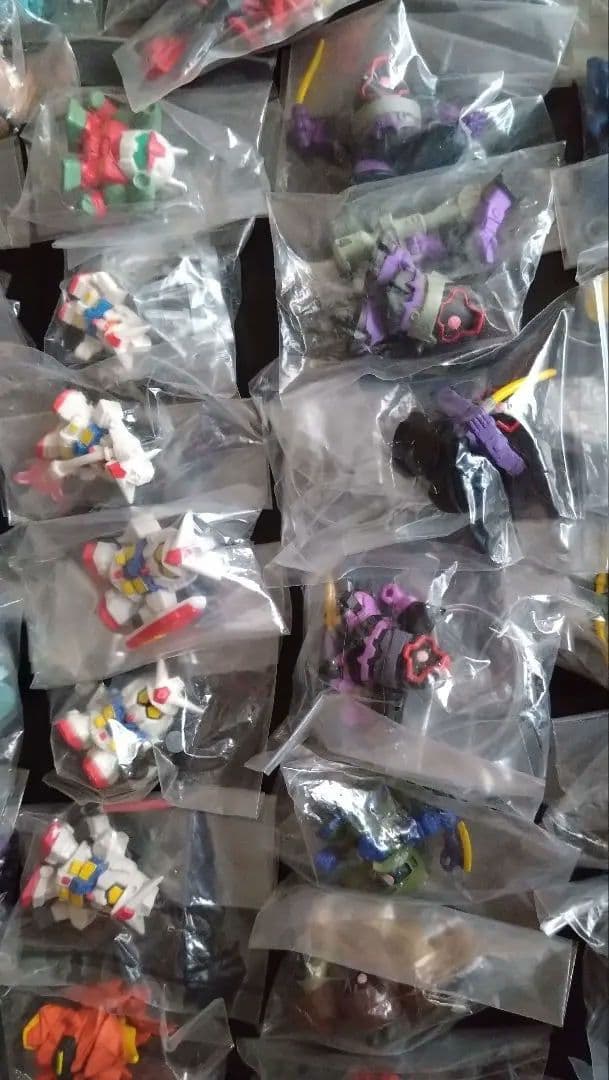 バンダイSDガンダムフルカラーステージダブり無し開封展示品109種セット