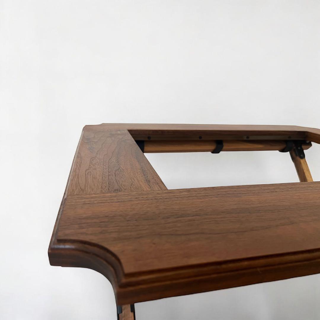 【outlet】ブラックウォールナット2ユニットテーブル