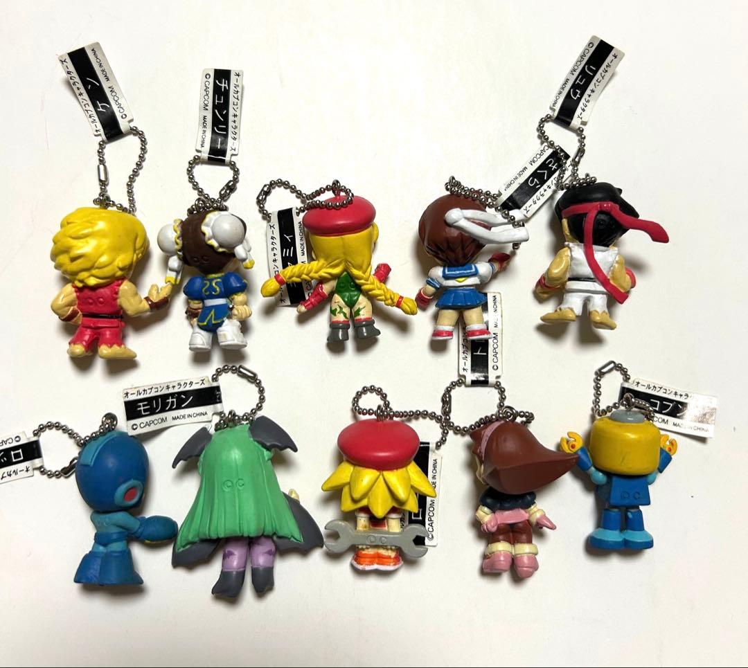 オールカプコンキャラクターズ　ボールチェーンミニフィギュア