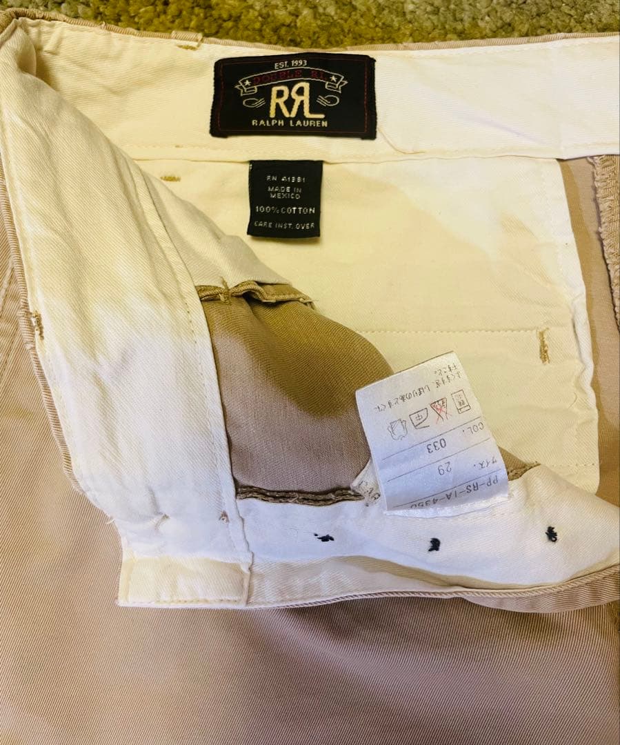 RALPH LAUREN ダブルアールエル　トラウザーズ チノパン M