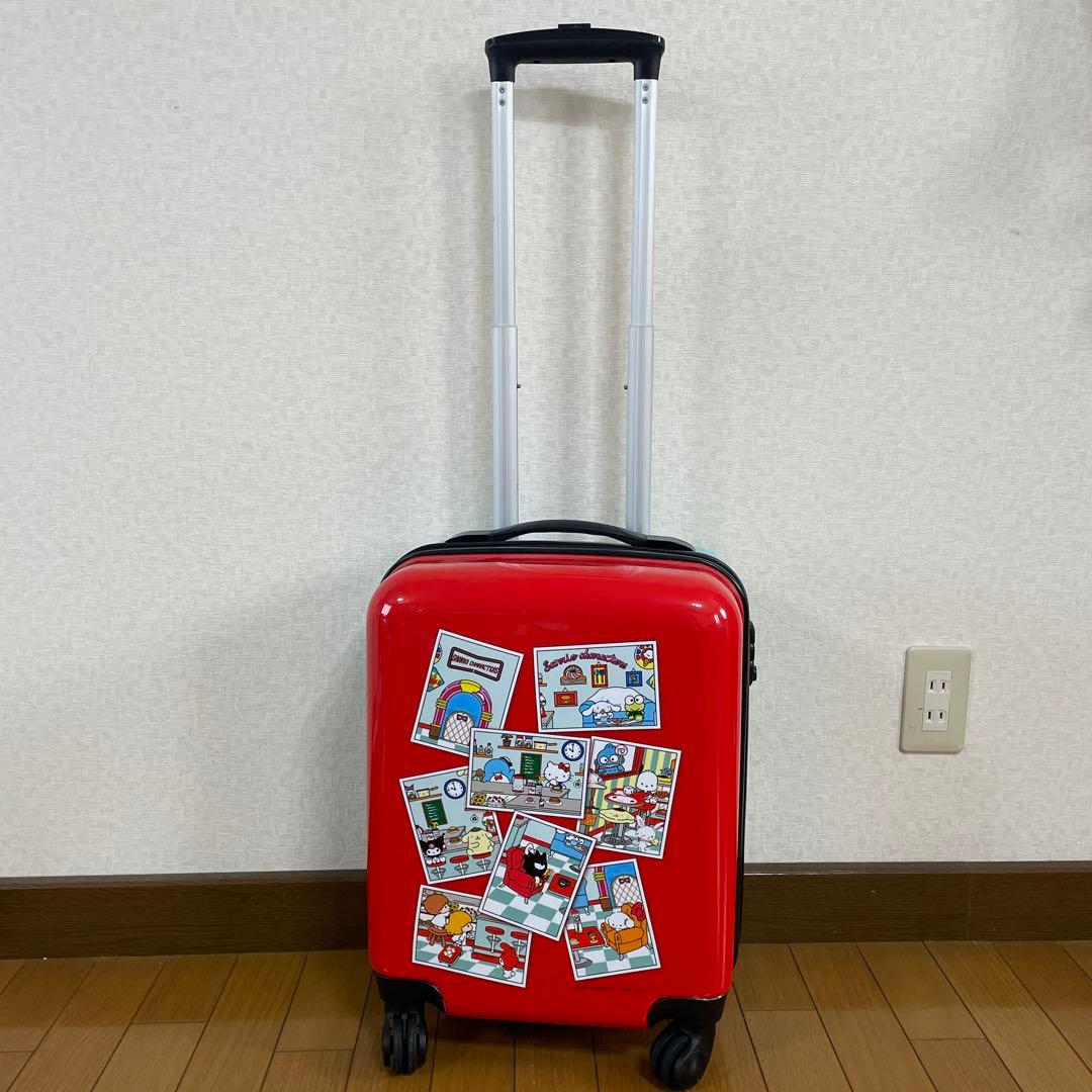 サンリオキャラクターイラスト付きキャリーケース