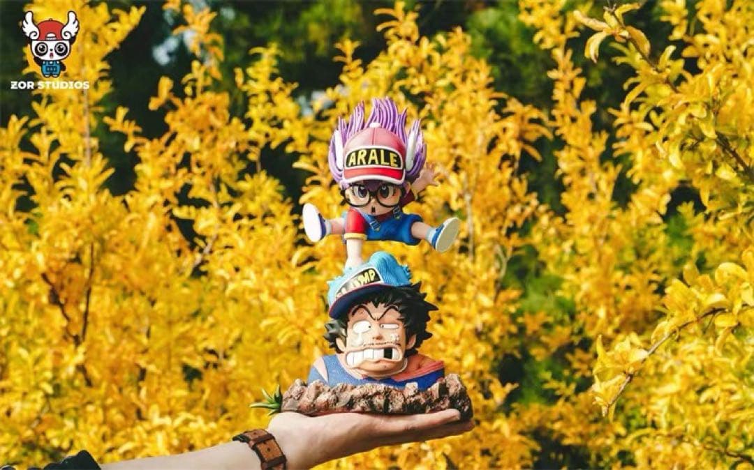 Dr.スランプ アラレちゃん ガレージキット げんこつ 博士 フィギュア