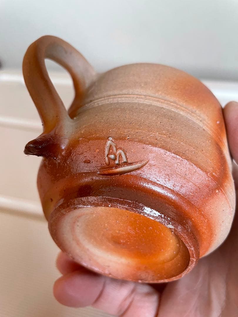 (ちゃそ断捨離さん専用)備前焼コーヒーカップ5客セット(山口正倫作)