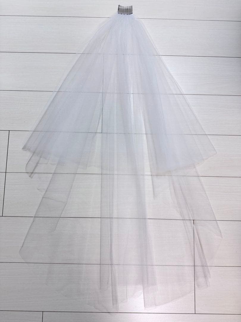 ゆーや　タカミブライダル　ウェディングベール　ラメ