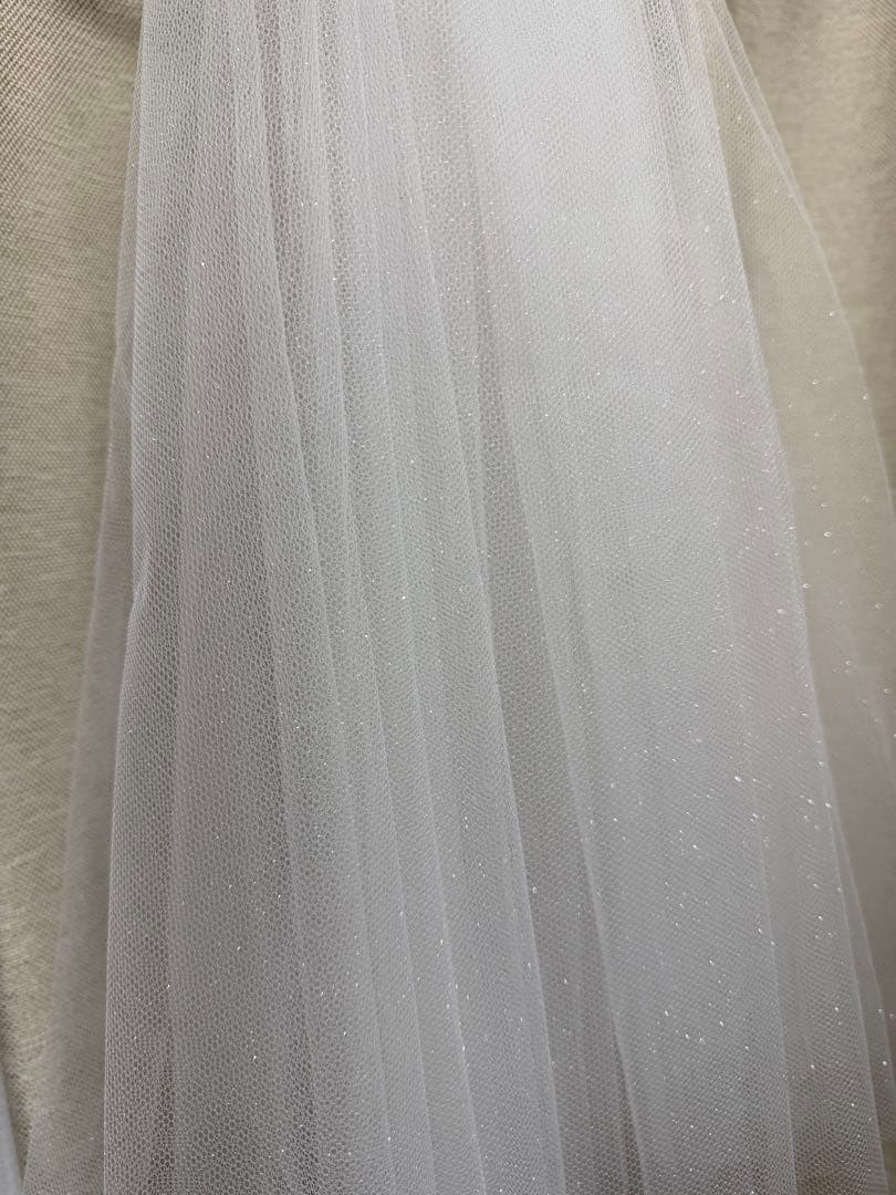 ゆーや　タカミブライダル　ウェディングベール　ラメ